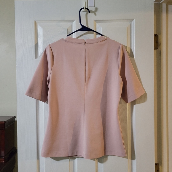 Ann Taylor | Pink Bow Tie Blouse - Picture 3 of 10
